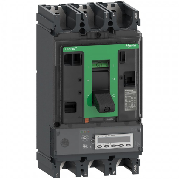 Schneider Electric Выключатель автоматический NSX400R 200kA 3П3Т 400A6.3E