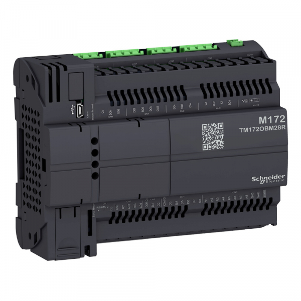 Schneider Electric M172 Оптим., без диспл, 28 I/Os, 2 RS485 изол