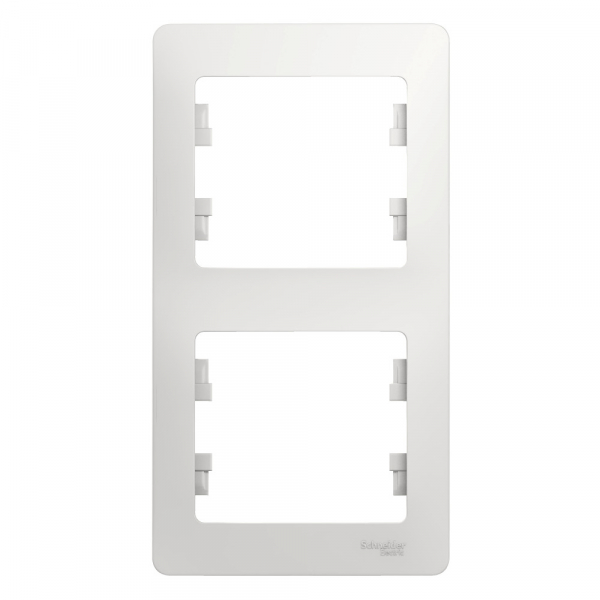 Systeme Electric Glossa Бел Рамка 2-ая, вертикальная