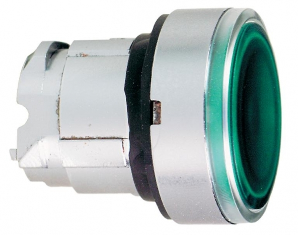 Schneider Electric XB4 Головка кнопки 22мм зеленая, с подсветкой (ZB4BW333)