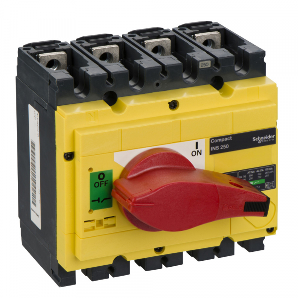 Schneider Electric Interpact INS/INV Выключатель-разъединитель INS250 4Р