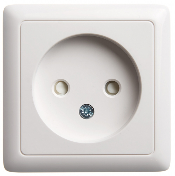 Systeme Electric Wessen ХИТ наруж Бел Розетка б/з со шторками, 16А, 250В