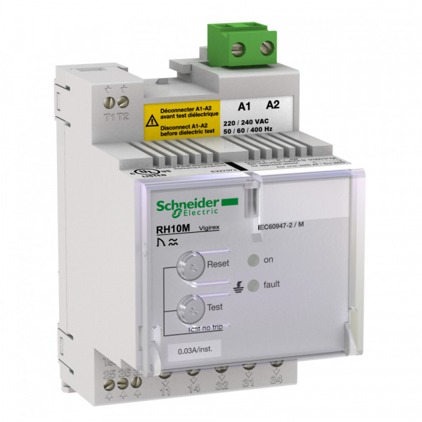 Schneider Electric Vigirex Реле RH10M 12/48 В DC-12/24 В50 Гц 0.3 A мГн