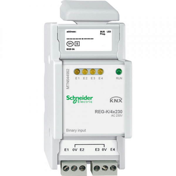 Schneider Electric Merten KNX Бинарный вход REG-K/4X230