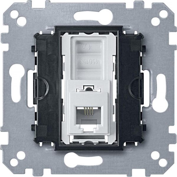 Schneider Electric Merten Механизм розетки ТЛФ 1-ая RJ12 4 контакта прямой