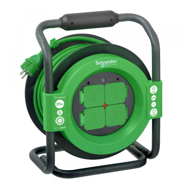 Schneider Electric Удлинитель катушечный Thorsman 4 роз 25м 3х2.5 IP44