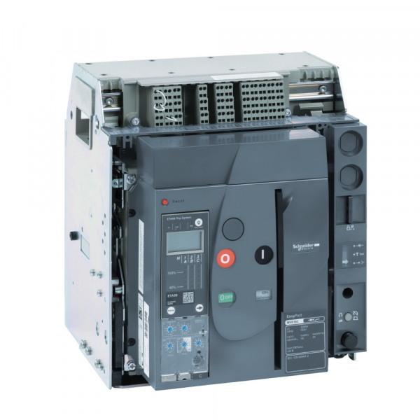 Schneider Electric Автоматический выключатель MVS1 1000A 50KA 3P ручное управление выкатной с расцепителем ET5S
