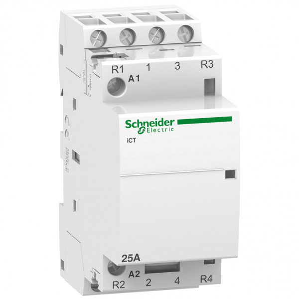 Schneider Electric Acti 9 iCT25A Контактор модульный 2НО 2НЗ 220/240В АС 50Гц