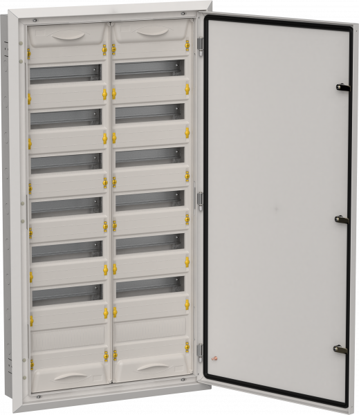 TITAN 5 Корпус мет. ЩРв-168 (2х84) 1130х625х130 IP31 сер IEK