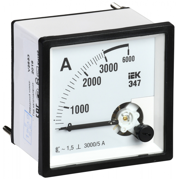 IEK Амперметр Э47 3000/5А кл. точн. 1,5 72х72мм