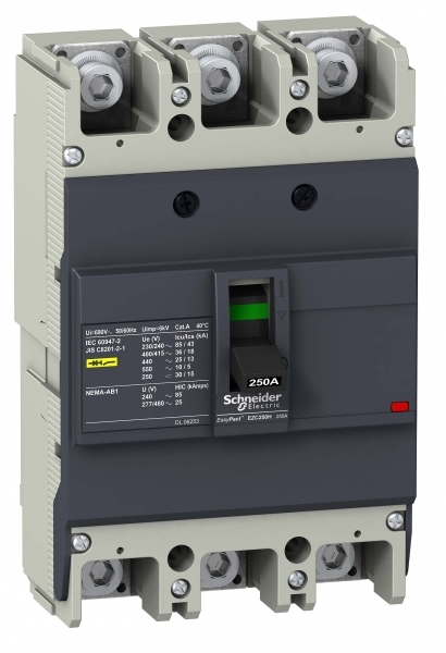 Schneider Electric EasyPact EZC250 Автоматический выключатель 3P/3Т 100A 36кA/415В