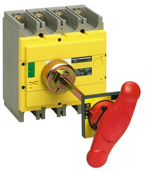 Schneider Electric Interpact INS/INV Черная Рукоятка выносная поворотная для выключателя-разъединителя INS320/630