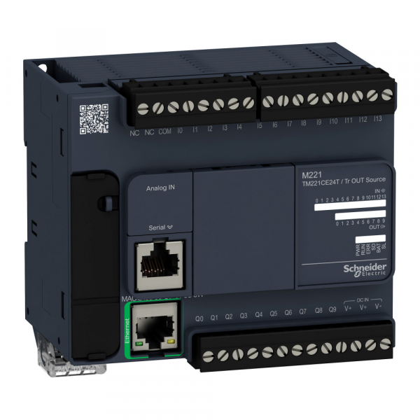 Schneider Electric M238 Блок базовый компактный M221-24IO транзисторный источник Ethernet