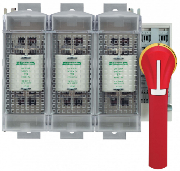 Schneider Electric Ручки для фронтальных выносных рукояток IP65, красный/желтый (GS2AH560)