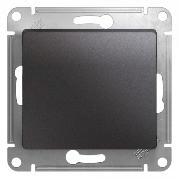 Systeme Electric Glossa Графит Кнопка нажимная, сх.1, 10AX