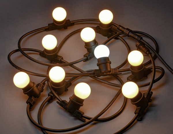 IEK Белт-лайт 5м 10WW IP65 черный 3м 230В тр.