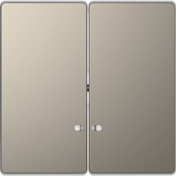 Schneider Electric Merten D-Life Никель Клавиша 2-ая с линзой для LED модуля