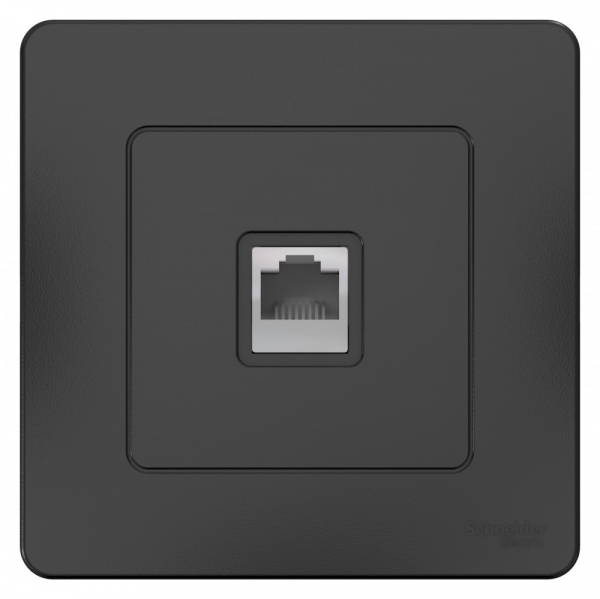 Systeme Electric Blanca внутр Антрацит Розетка компьютерная RJ45