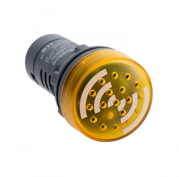 Systeme Electric Зуммер с подсветкойкой желт.ый 24В DC непрерывный звук