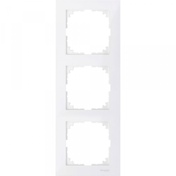 Schneider Electric Merten SM M-Pure Полярно-Бел Рамка 3-ая