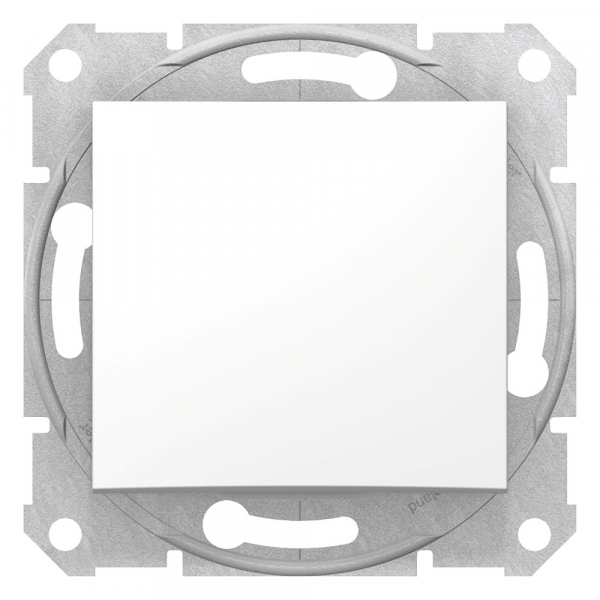 Schneider Electric Sedna Бел Переключатель 1-клавишный 10А (сх.6)