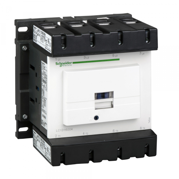 Schneider Electric Contactors D Контактор 4Р (4 НО), АC1 200А, 24В DС зажим под винт