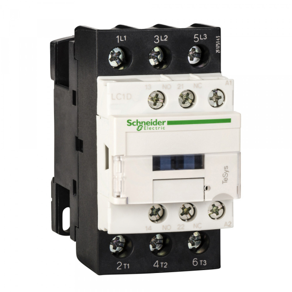 Schneider Electric Contactors D Контактор 3Р 25А, НО+НЗ, 220В 50/60Гц, зажим под кольцевой наконечник