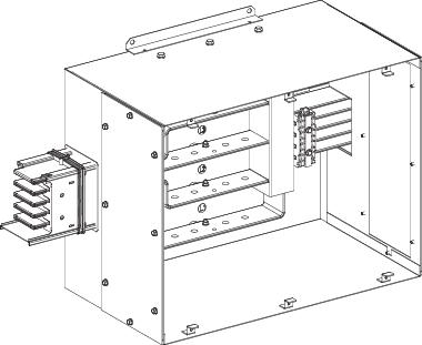 Schneider Electric Canalis Секция вводная центральная 1000А (KSA1000ABT4)