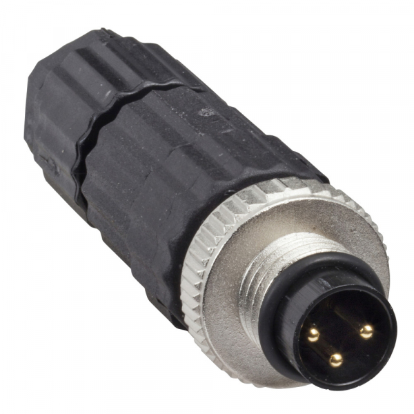 Schneider Electric Прямой разъем М8 3 пина (XZCC8MDM30V)