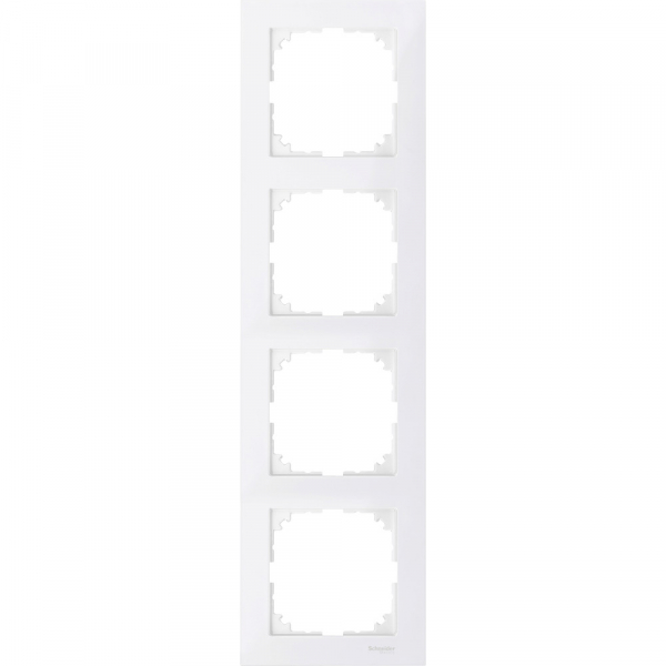 Schneider Electric Merten SM M-Pure Полярно-Бел Рамка 4-ая