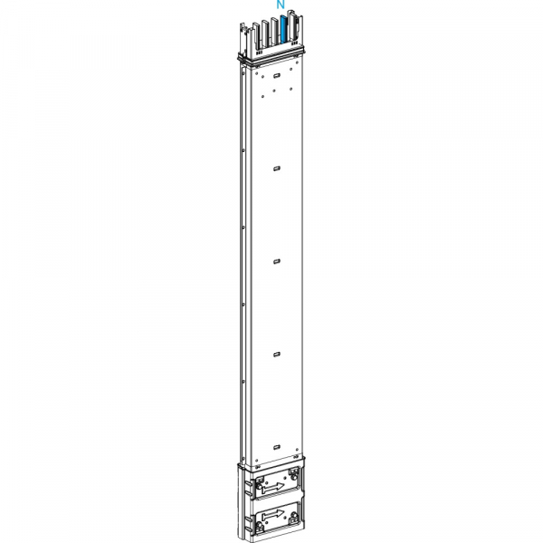 Schneider Electric CANALIS KSA СЕКЦИЯ ПРЯМАЯ ВЕРТИКАЛЬНАЯ ИЗМЕНЯЕМОЙ ДЛИНЫ 250A. A=500 ДО 1900