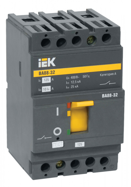IEK KARAT ВА88-32 Автоматический выключатель 3Р 12,5А 25кА