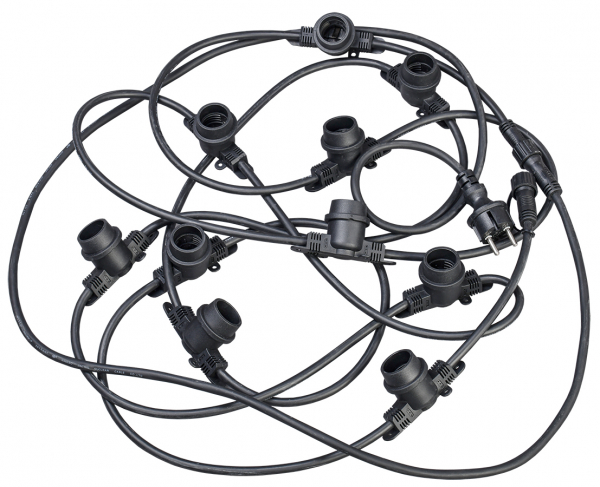 IEK Белт-лайт 3м 10 IP65 черный 2м 230В тр.