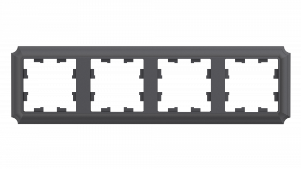 Systeme Electric AtlasDesign Antique Базальт Рамка 4-ая, универсальная