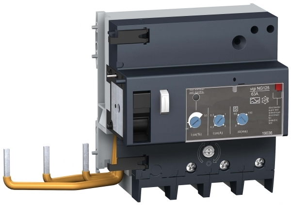 Schneider Electric Acti 9 Vigi NG125 Блок дифференциальной защиты 4P 63A 1000МА A S