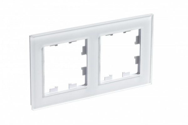 Systeme Electric AtlasDesign Nature Стекло белый Рамка 2-ая