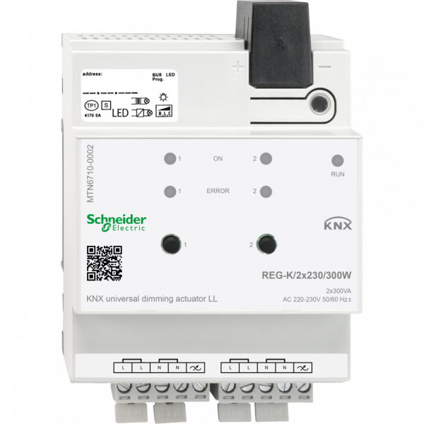 Schneider Electric Merten KNX\EIB Универсальный диммер LED REG/2x230/300Вт