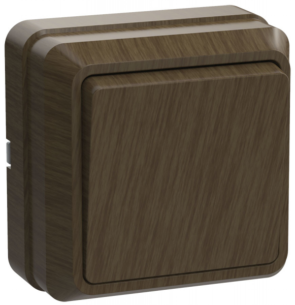 IEK OKTAVA ВС20-1-0-ОД Выключатель 1кл 10А откр.уст. (дуб)