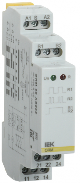 IEK ONI Импульсное реле ORM 2 контакта 230 В AC