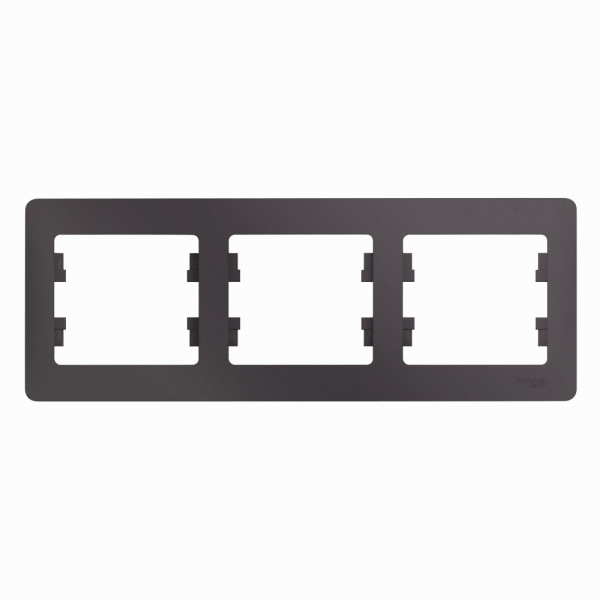 Systeme Electric Glossa Сиреневый туман Рамка 3-ая, горизонтальная