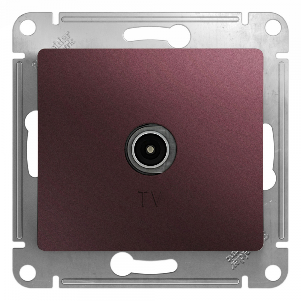 Systeme Electric Glossa Баклажановый Розетка TV оконечная 1DB