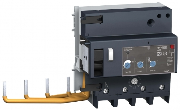 Schneider Electric Acti 9 Vigi NG125 Блок дифференциальной защиты 4P 63A 30МА A