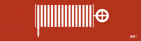 IEK Этикетка самокл. 310х90мм "Пож. кран"