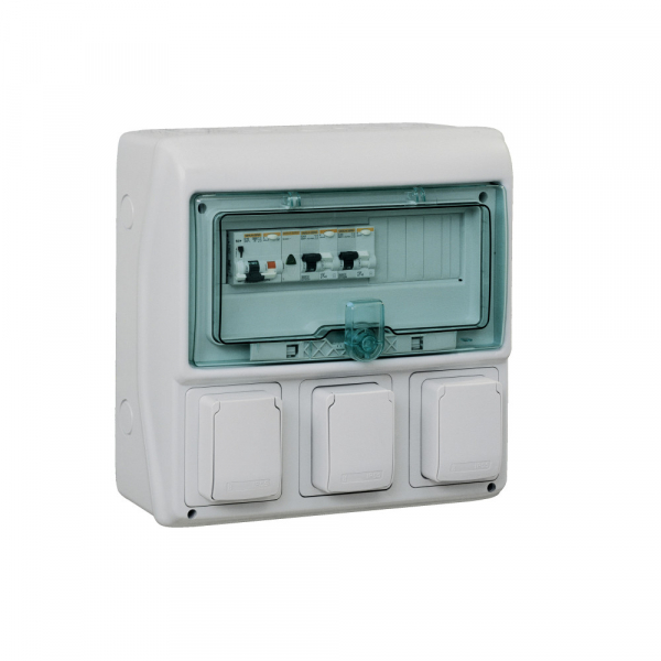 Schneider Electric Kaedra Щит 12 модулей + 3 отверстия IP65