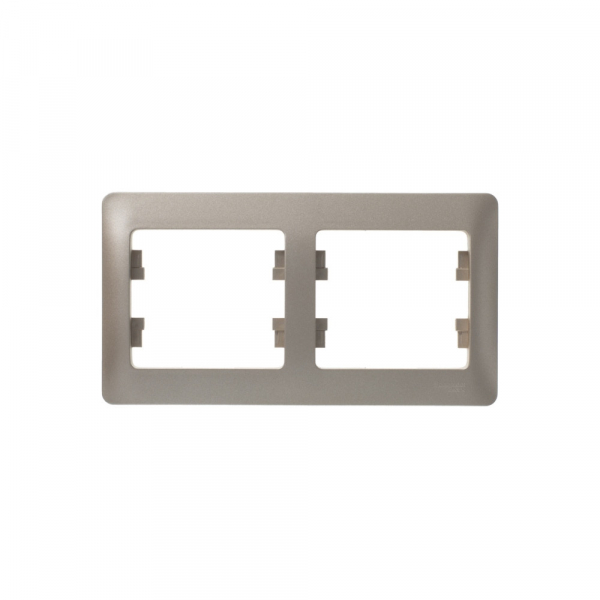 Systeme Electric Glossa Титан Рамка 2-ая, горизонтальная