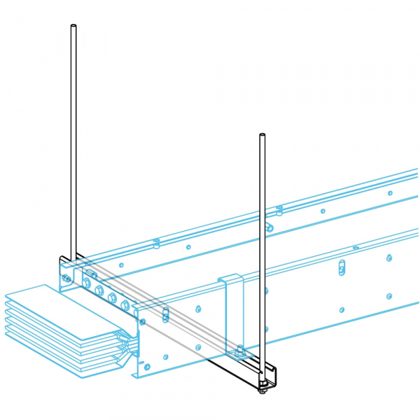 Schneider Electric CANALIS KTB ВЕРТИКАЛЬНЫЙ КРЕПЕЖ Н324 ДЛИНА 487
