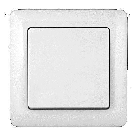 Systeme Electric Wessen ХИТ внутр Бел Выключатель 1-клавишный 6А, 250В