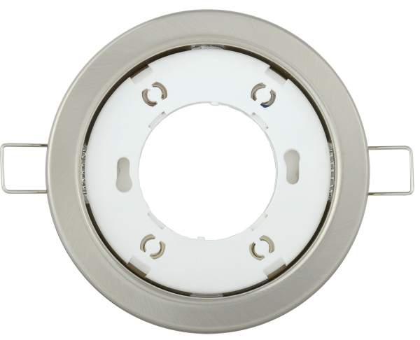 IEK Светильник встраиваемый под лампу GX53 хром матовый