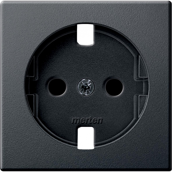 Schneider Electric Merten SM Антрацит Центральная плата для механизма розетки Schuko