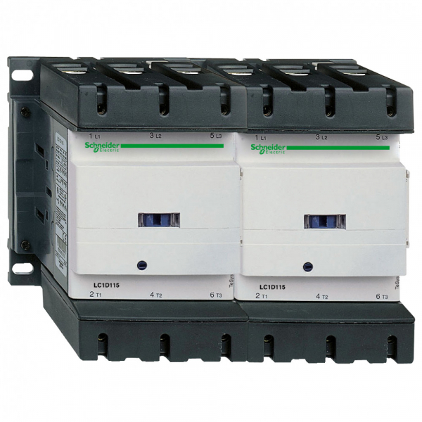 Schneider Electric Contactors D Контактор реверсивный 3Р 115A, НО+НЗ, 220В 50/60Гц, зажим под кольцевой наконечник